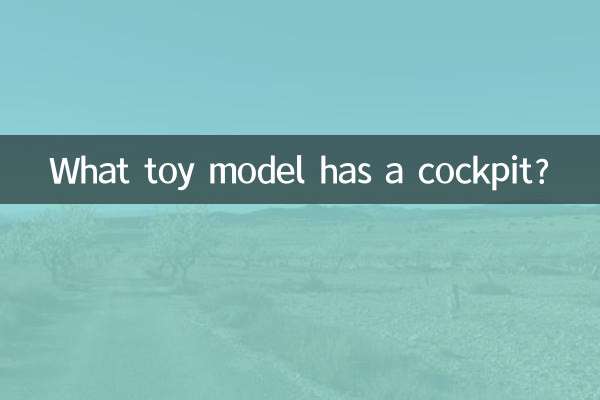 কি খেলনা মডেল একটি ককপিট আছে?
