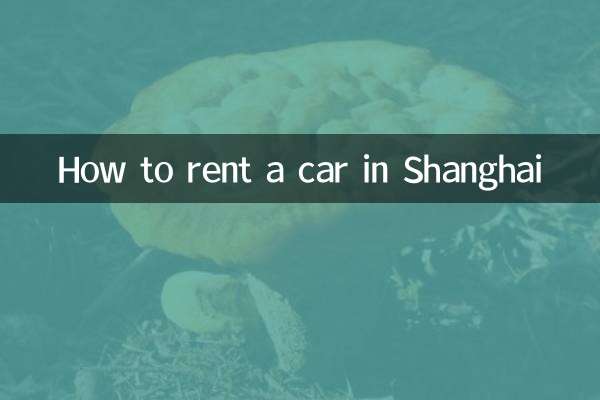 How to rent a car in Shanghai