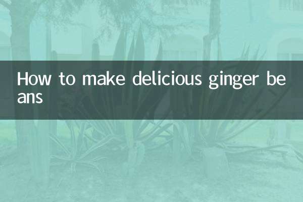 So bereiten Sie köstliche Ingwerbohnen zu