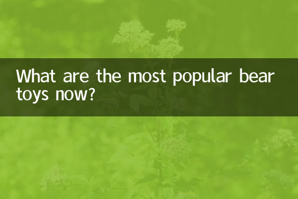 Was sind derzeit die beliebtesten Bärenspielzeuge?