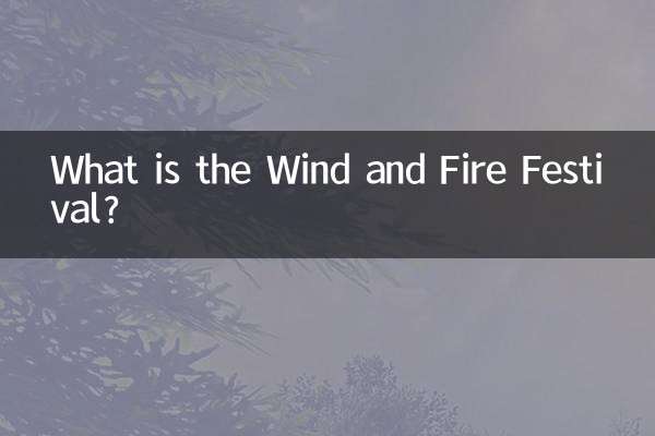 Cos'è il Festival del Vento e del Fuoco?