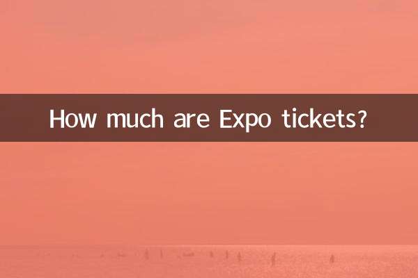 How much are Expo tickets?