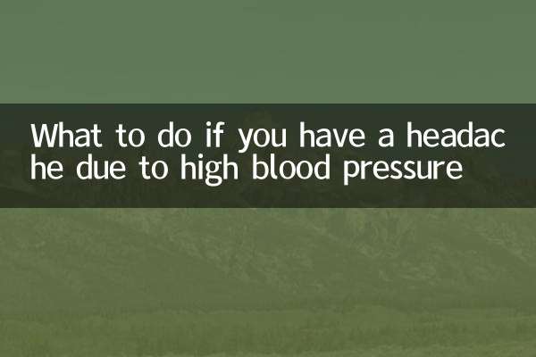 Cosa fare se si ha mal di testa a causa della pressione alta