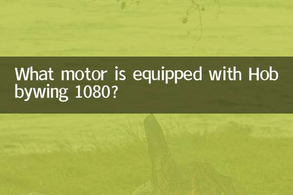 হবিউইং 1080 দিয়ে কোন মোটর সজ্জিত?