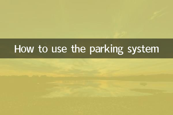 Come utilizzare il sistema di parcheggio