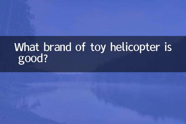 What brand of toy helicopter is good?
