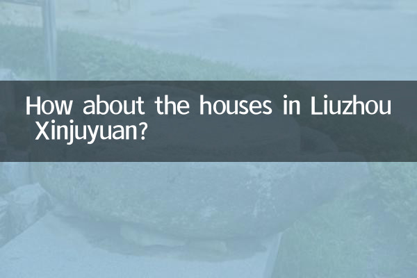 How about the houses in Liuzhou Xinjuyuan?