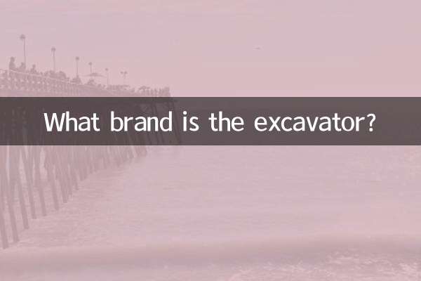 What brand is the excavator?