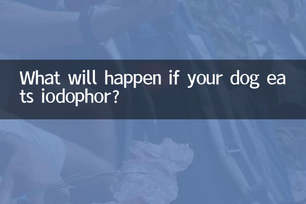 Cosa succederà se il tuo cane mangia iodoforo?