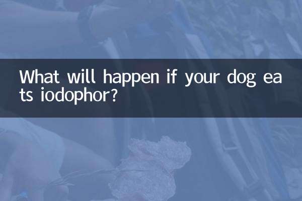 Cosa succederà se il tuo cane mangia iodoforo?