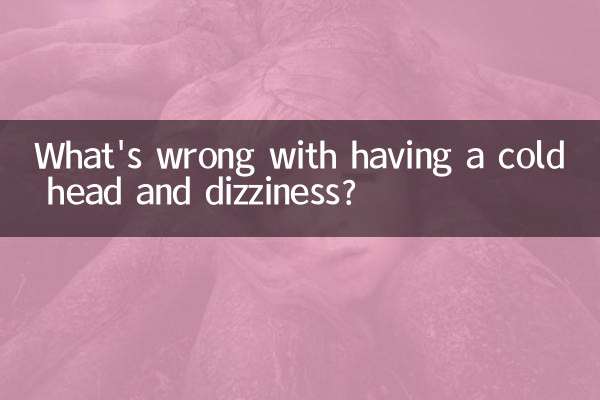 Was ist falsch daran, einen kalten Kopf und Schwindel zu haben?