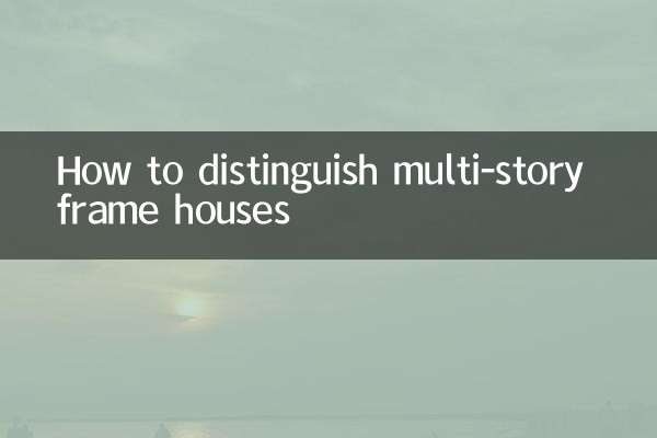 Cómo distinguir casas de varios pisos.