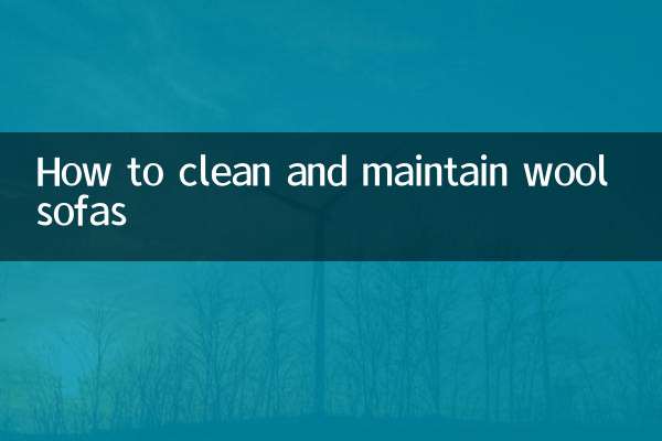 Come pulire e mantenere i divani in lana