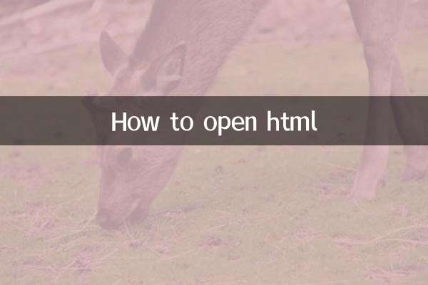 কিভাবে html খুলবেন