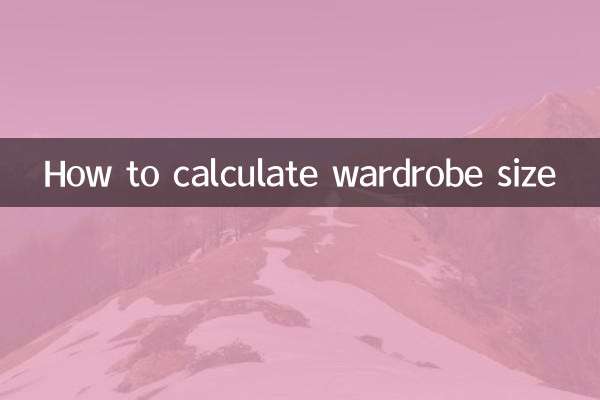 Como calcular o tamanho do guarda-roupa