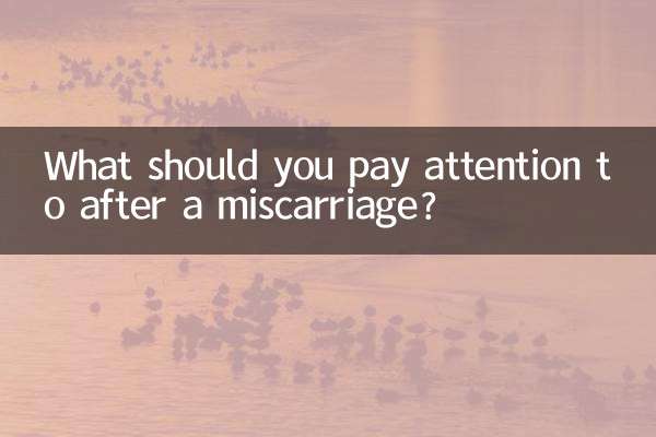 剛流產要注意什麼