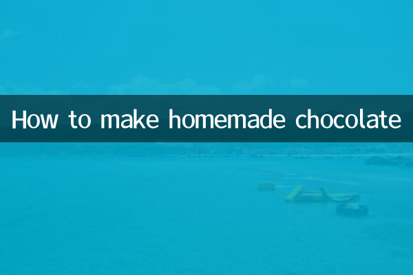 घर पर चॉकलेट कैसे बनाएं