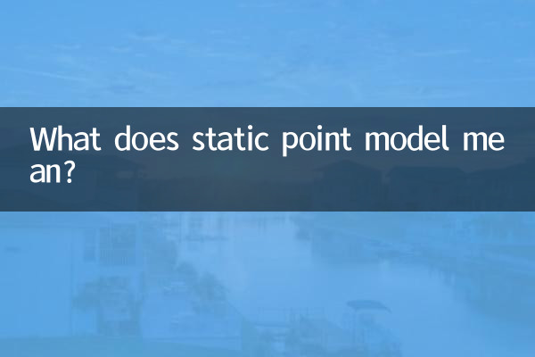 靜點模型是什麼意思