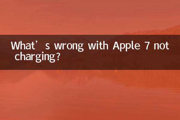 Apple 7 が充電できないのはなぜですか?