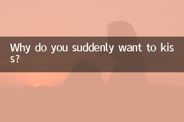 Warum willst du plötzlich küssen?