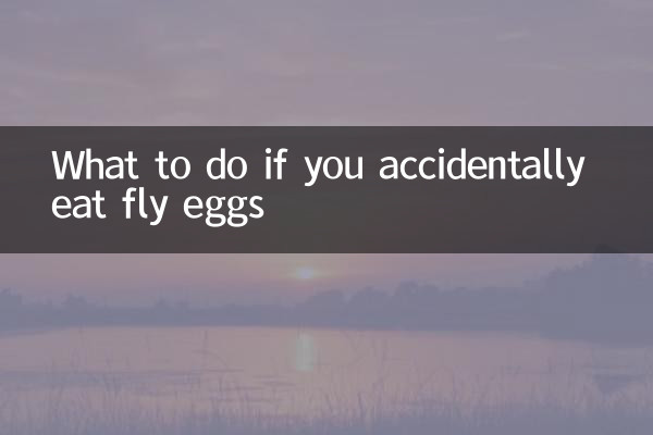 Was tun, wenn Sie versehentlich Fliegeneier essen?