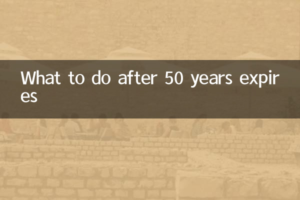 50 বছর মেয়াদ শেষ হওয়ার পরে কী করবেন