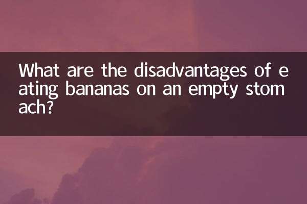 ¿Cuáles son las desventajas de comer plátanos en ayunas?