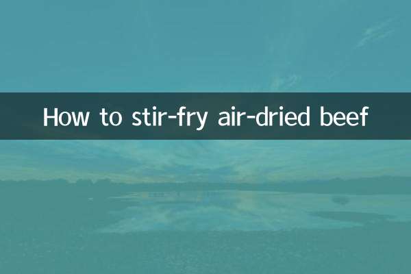 Como refogar carne seca ao ar