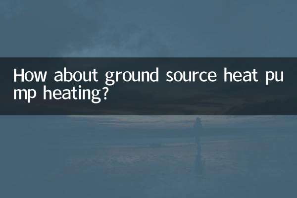 E quanto ao aquecimento por bomba de calor geotérmica?