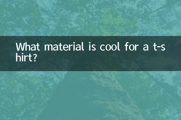 Welches Material ist cool für ein T-Shirt?