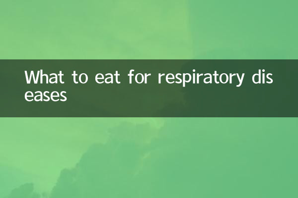 ماذا نأكل لأمراض الجهاز التنفسي