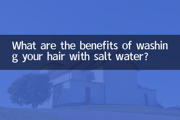 Quais são os benefícios de lavar o cabelo com água salgada?