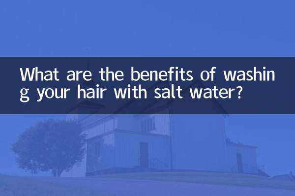 Welche Vorteile hat eine Haarwäsche mit Salzwasser?