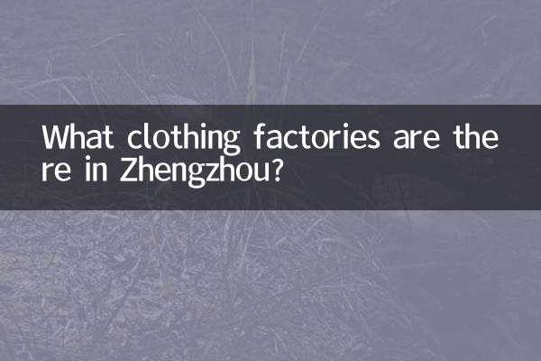 زینگزو میں کون سے لباس کی فیکٹری ہیں؟