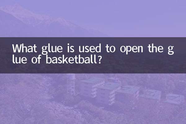 Quale colla viene utilizzata per aprire la colla del basket?