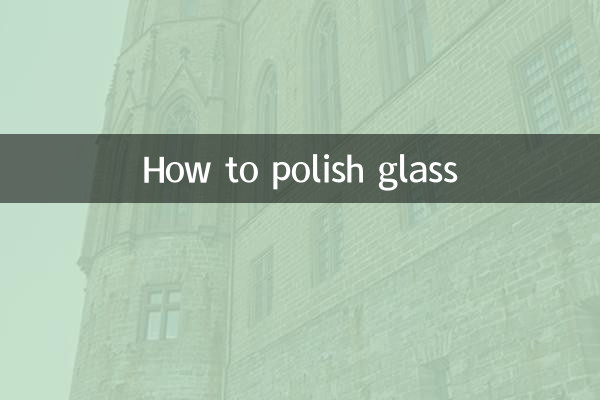 So polieren Sie Glas