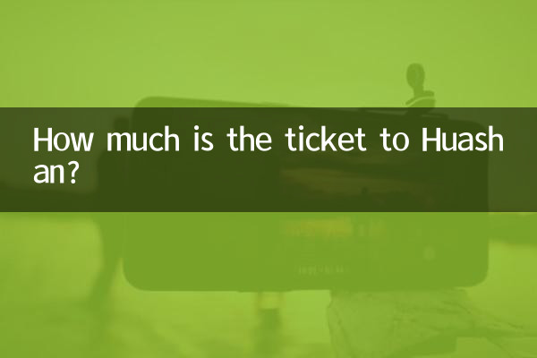 Quanto custa a passagem para Huashan?