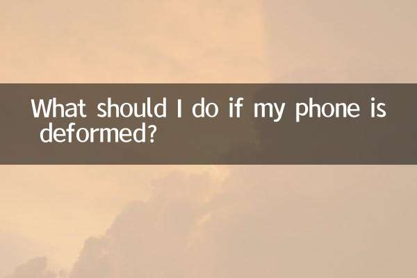 Cosa devo fare se il mio telefono è deformato?