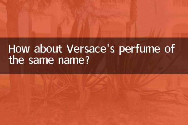 베르사체의 동명 향수는 어떤가요?