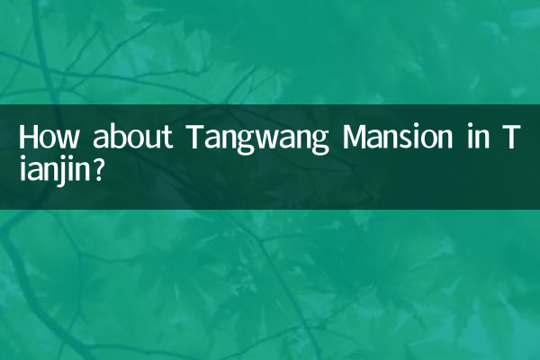 তিয়ানজিনের তাংওয়াং ম্যানশন সম্পর্কে কেমন?