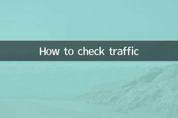 কিভাবে ট্রাফিক চেক করতে হয়