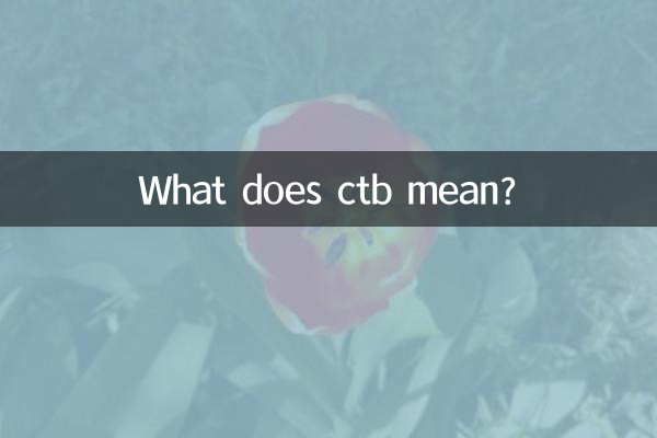 Was bedeutet ctb?