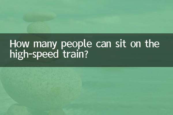 Сколько человек может сидеть в скоростном поезде?