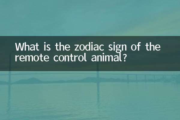 ¿Cuál es el signo zodiacal del animal a control remoto?