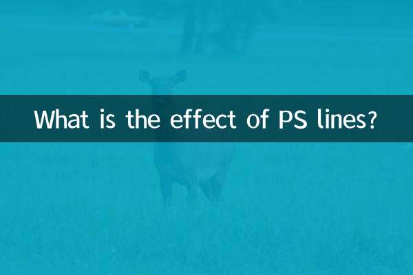 What is the effect of PS lines?