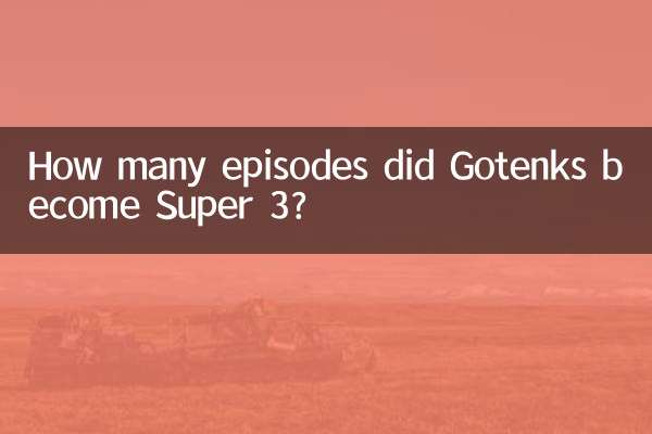 How many episodes did Gotenks become Super 3?