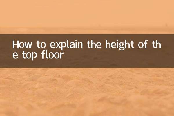 So erklären Sie die Höhe des obersten Stockwerks