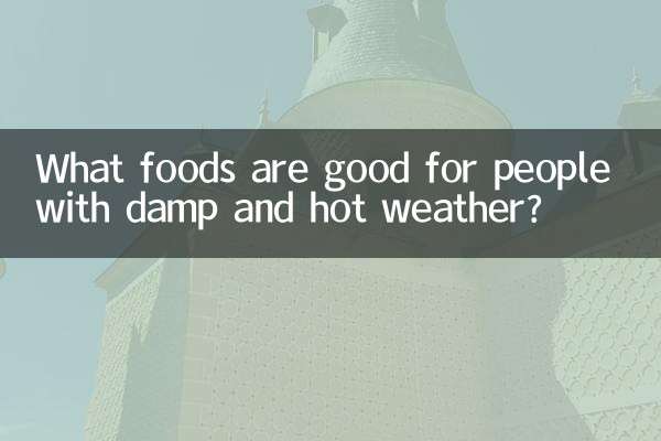 ¿Qué alimentos son buenos para las personas con clima húmedo y caluroso?