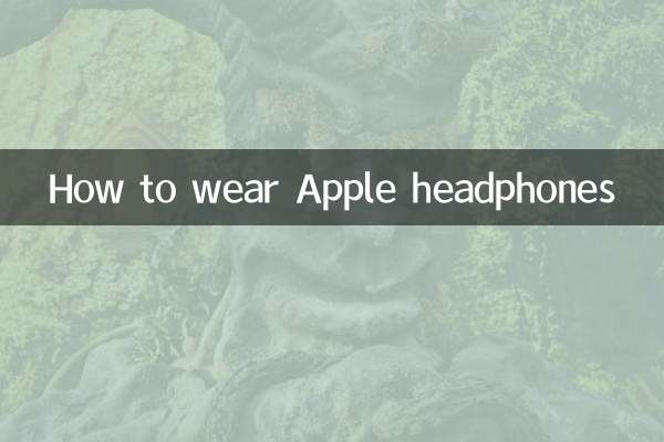 Come indossare le cuffie Apple