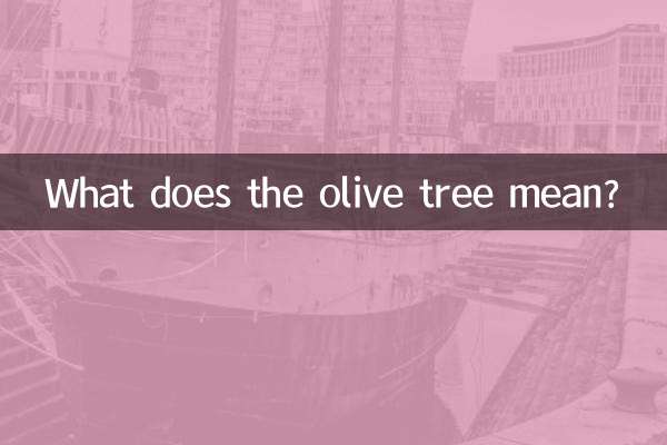 What does the olive tree mean?
